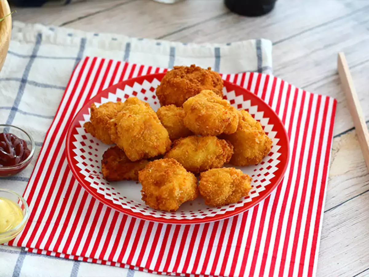 Jambonlu ve Peynirli Makarna Kroketleri