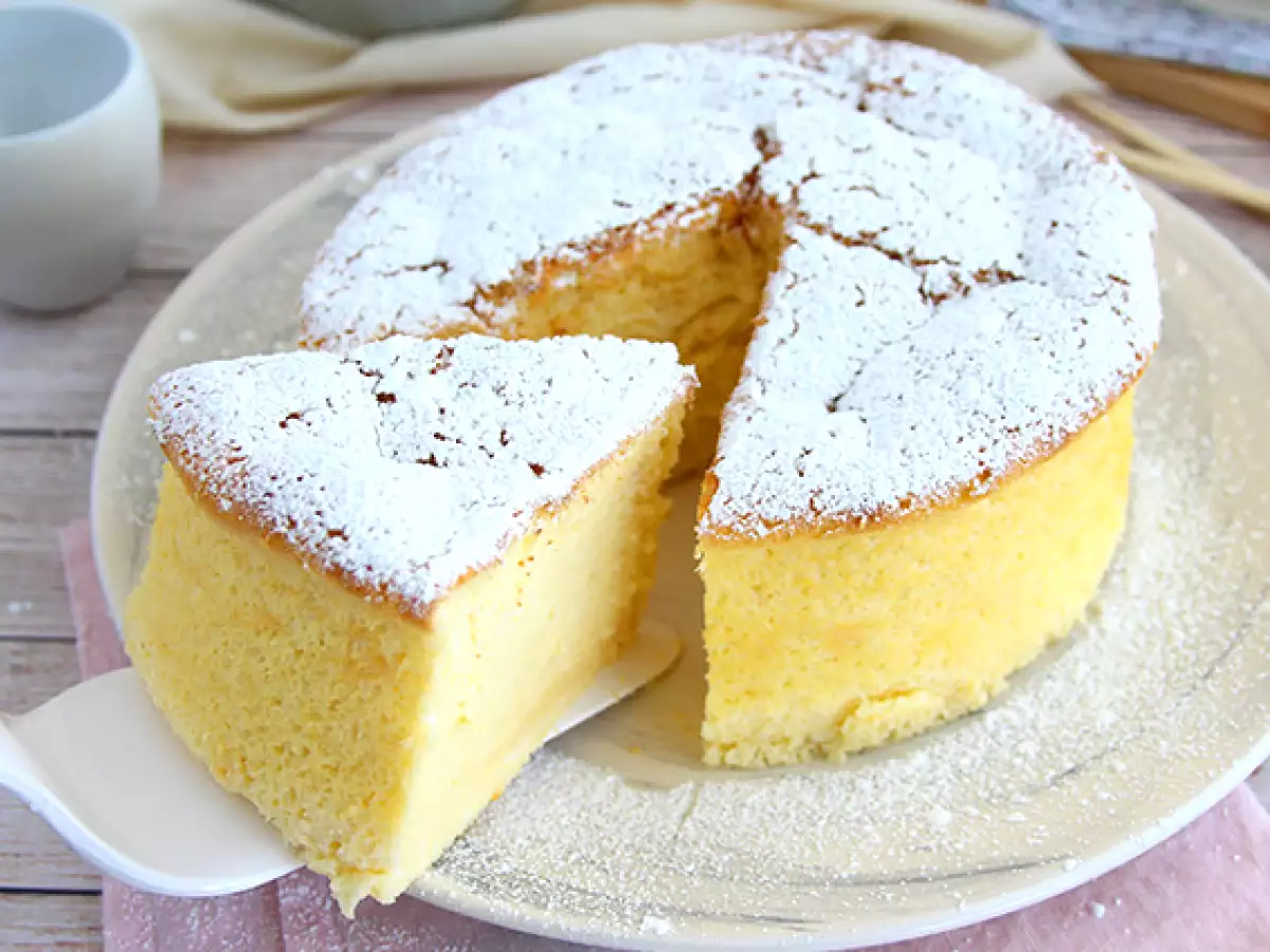 Japon cheesecake (hafif ve havadar)