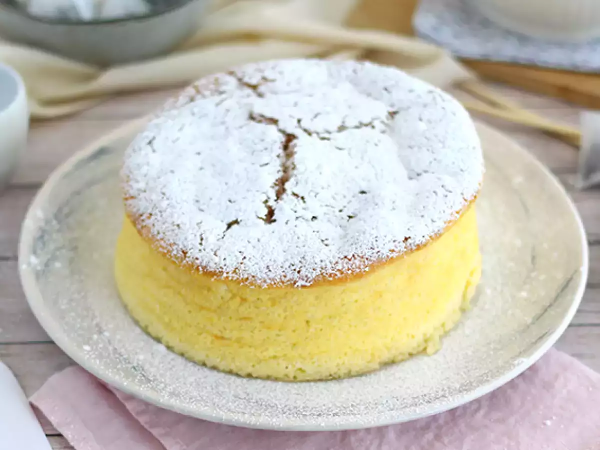 Japon cheesecake (hafif ve havadar) - fotoğraf 2