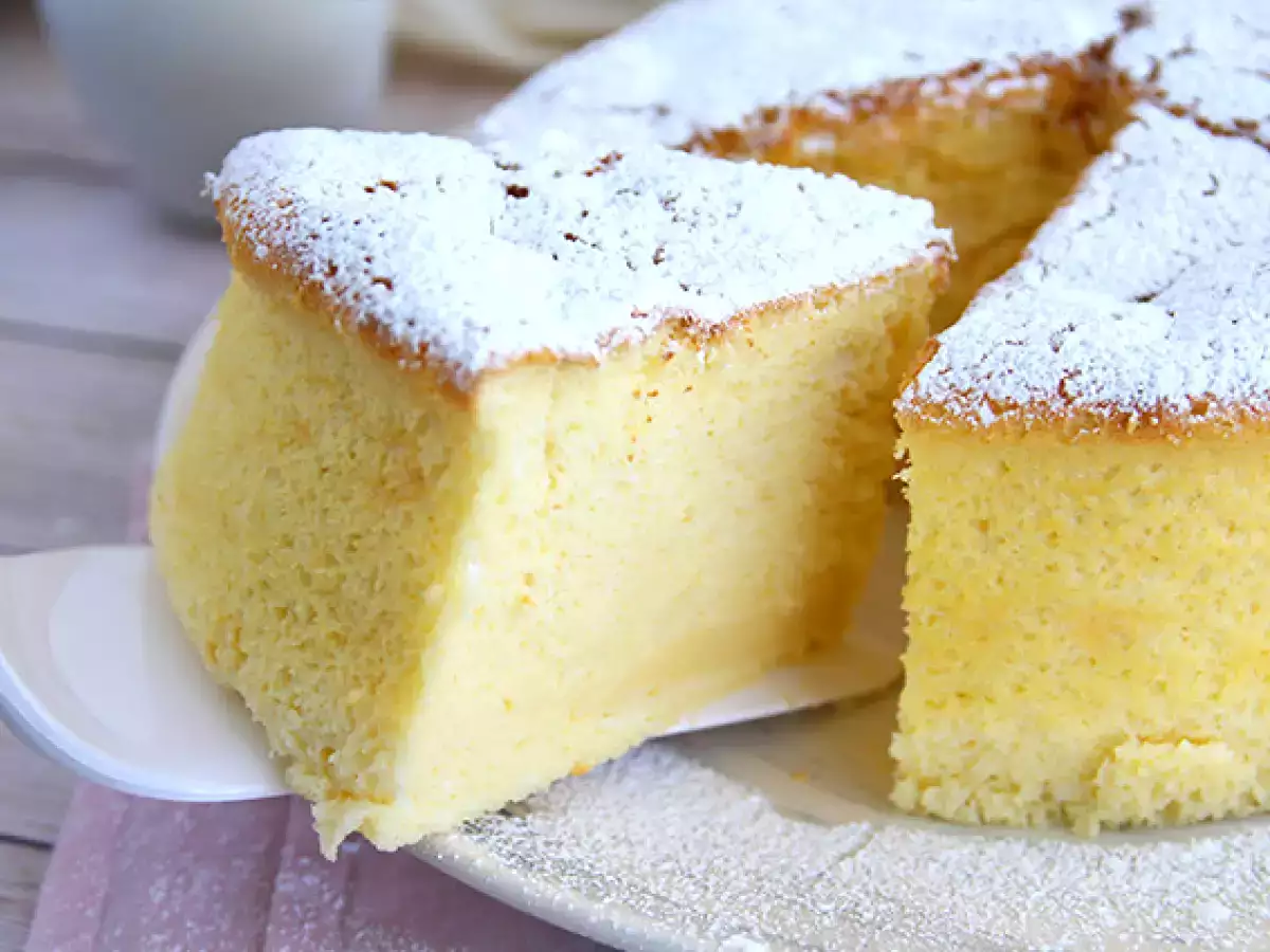 Japon cheesecake (hafif ve havadar) - fotoğraf 3
