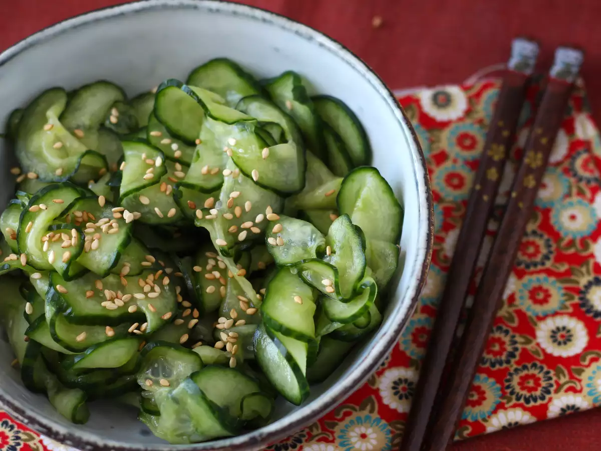 Japon salatalık turşusu salatası - fotoğraf 2