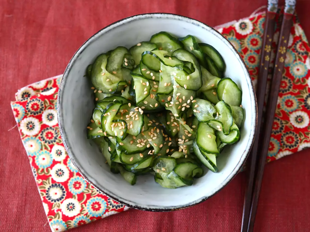 Japon salatalık turşusu salatası - fotoğraf 3