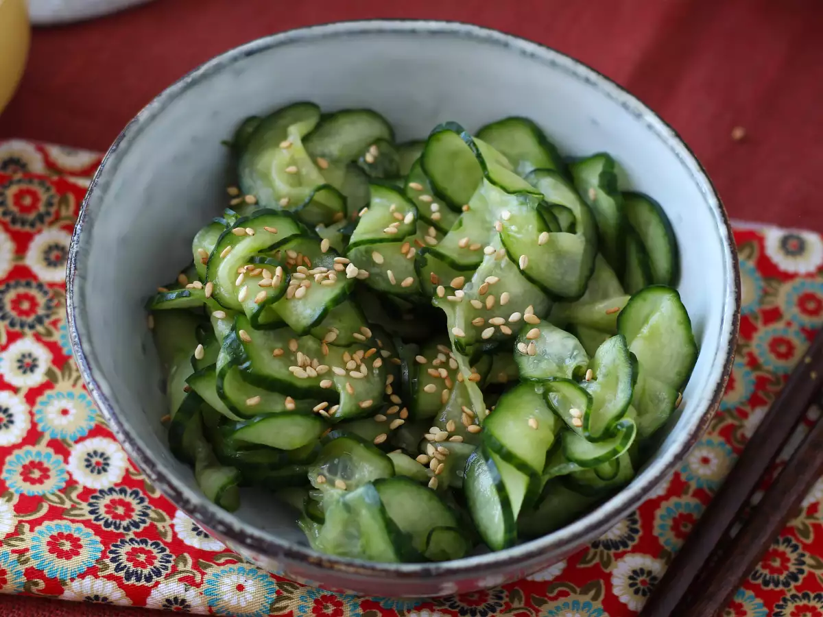 Japon Usulü Marine Salatalık Salatası (Sunomono) - fotoğraf 5