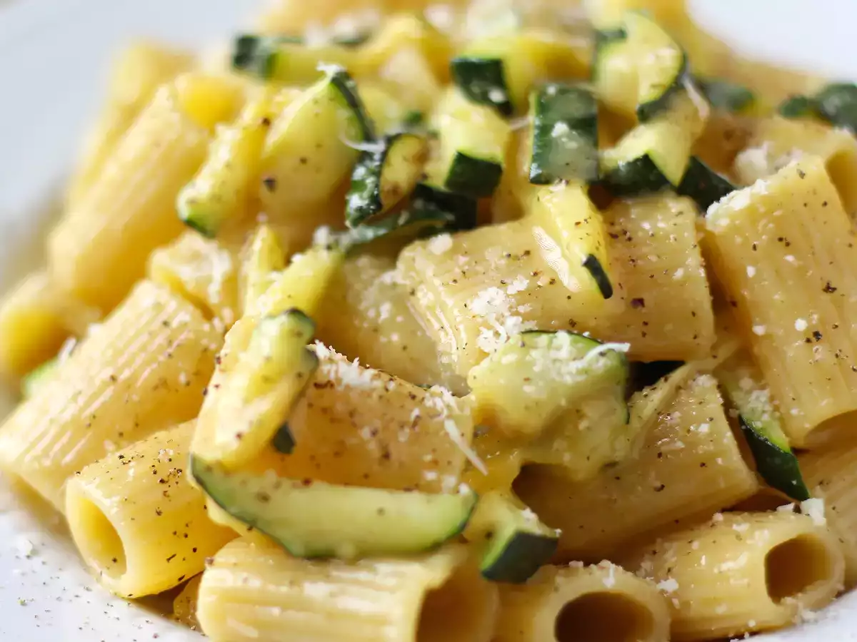 Kabak Carbonara: yapımı kolay vejetaryen tarif - fotoğraf 5