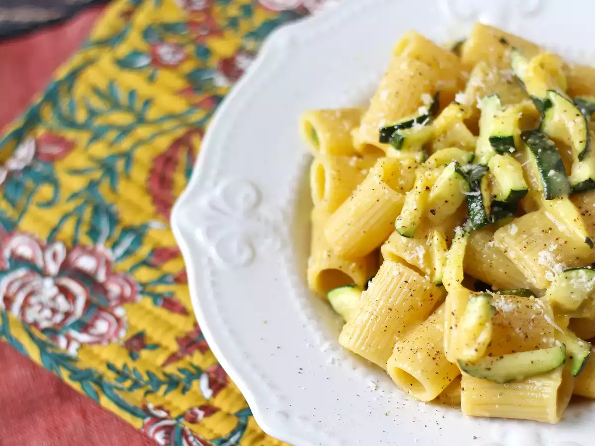 Kabak Carbonara: yapımı kolay vejetaryen tarif - fotoğraf 6