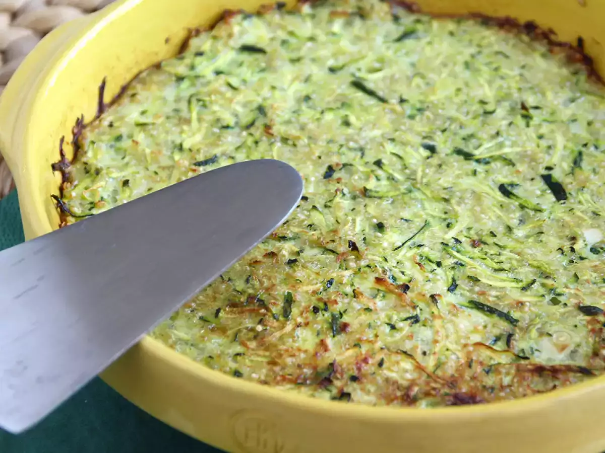 Kabak ve kinoa omleti - fotoğraf 2