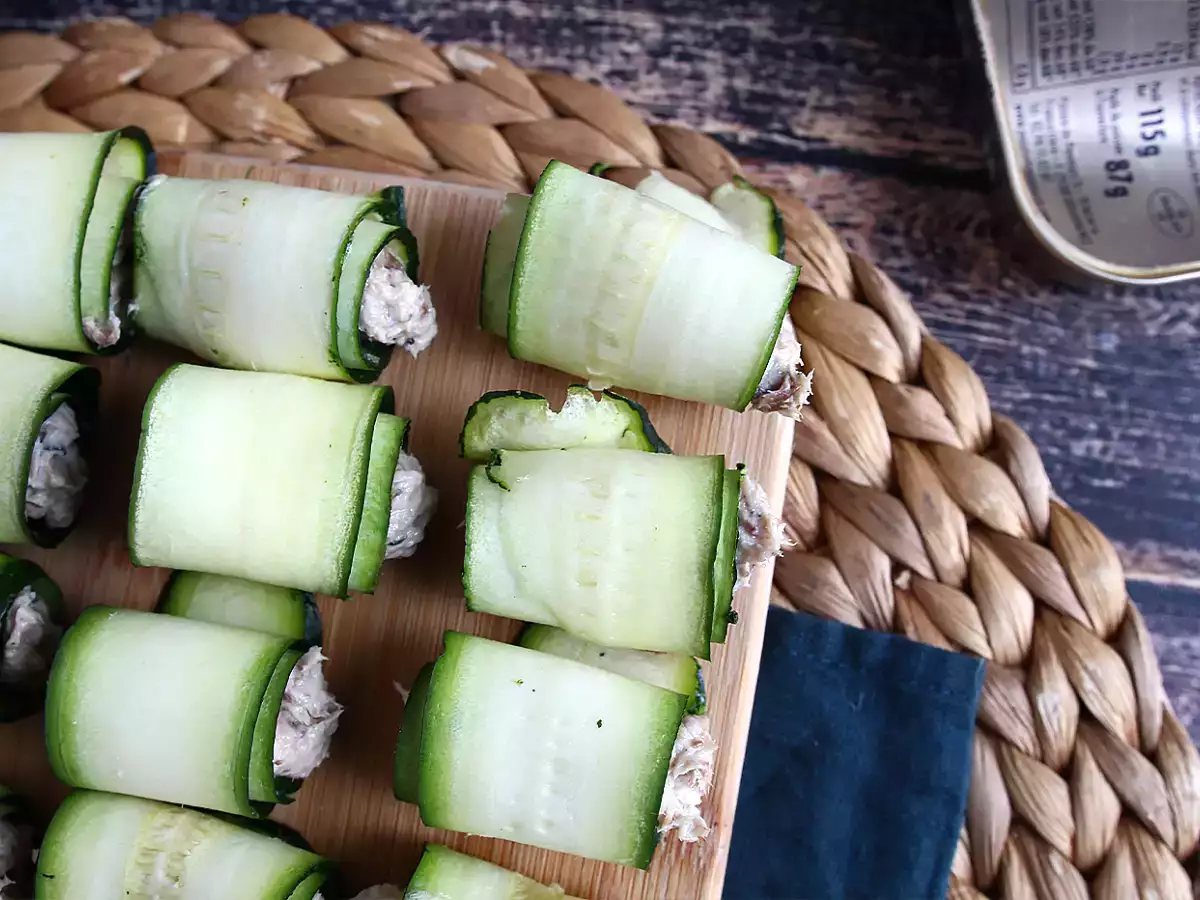 Kabak ve sardalya ruloları - fotoğraf 3