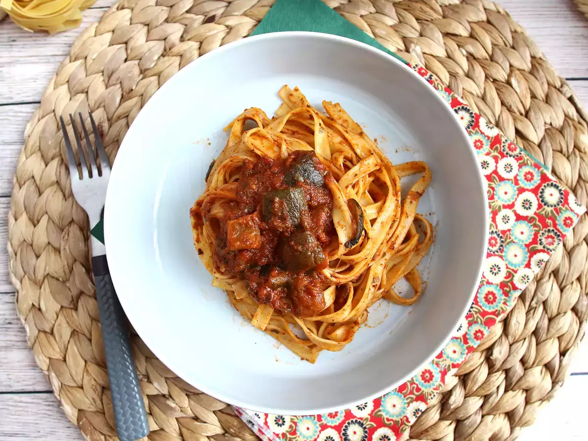 Kabak yahnili Tagliatelle, herkesin sevdiği vejetaryen bir ilk yemek! - fotoğraf 3