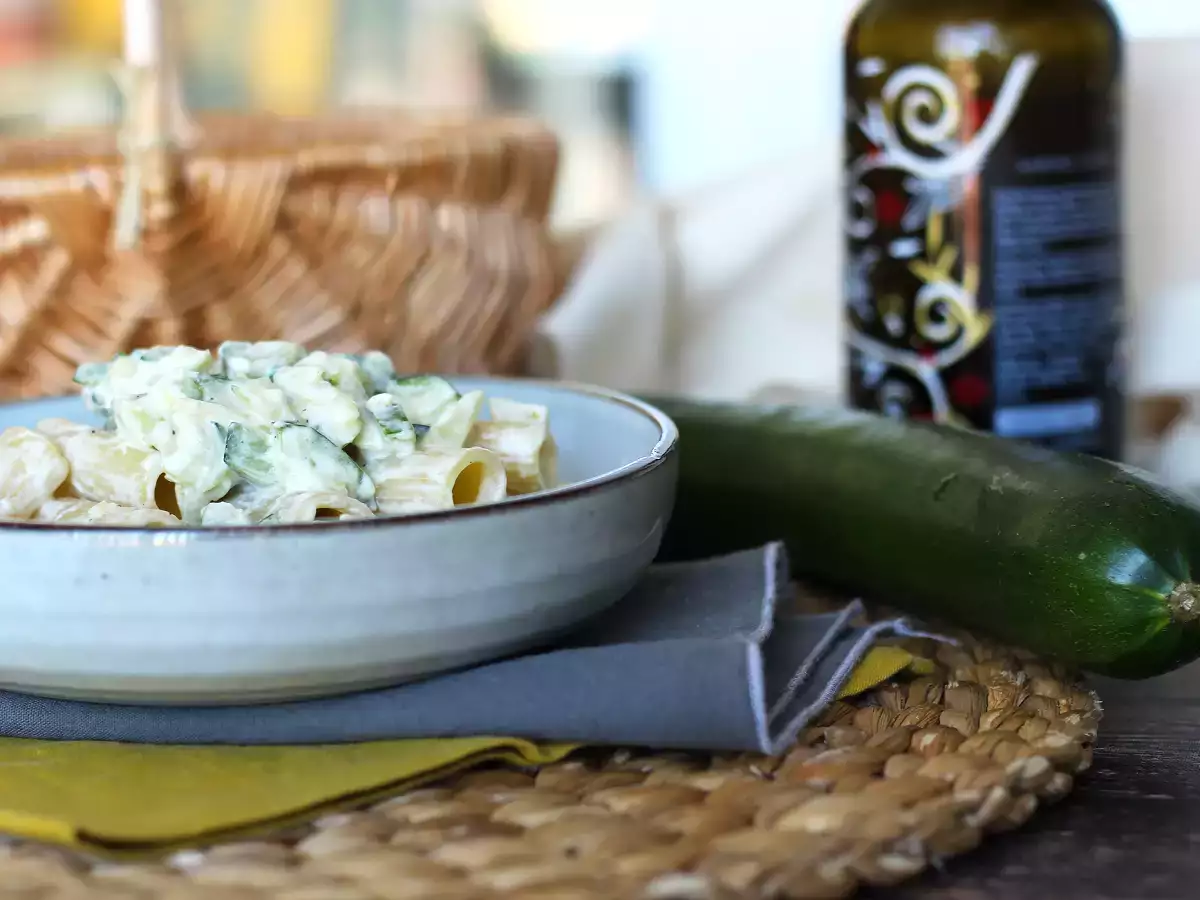 Kabaklı kremalı makarna, lezzetli ve çok hızlı bir tarif - fotoğraf 3