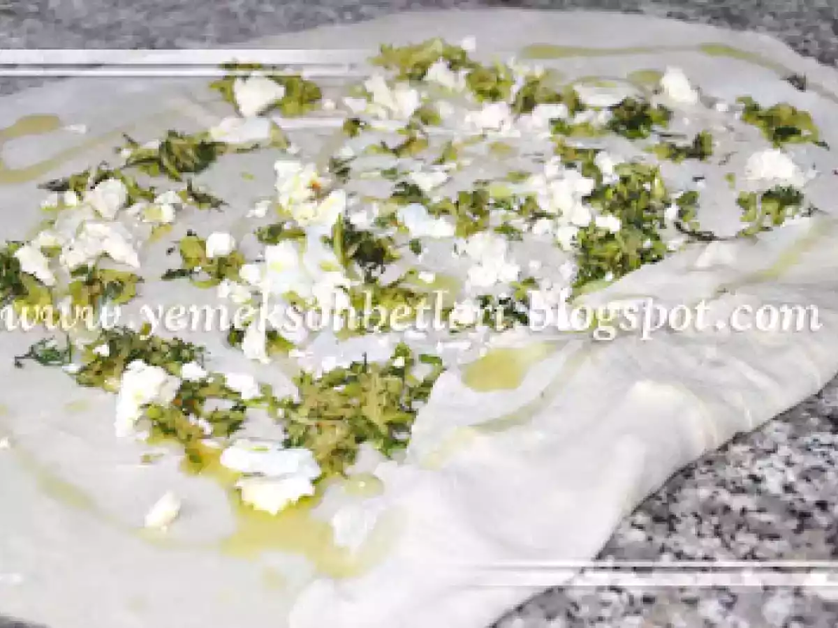Kabaklı peynirli açma börek... - fotoğraf 2