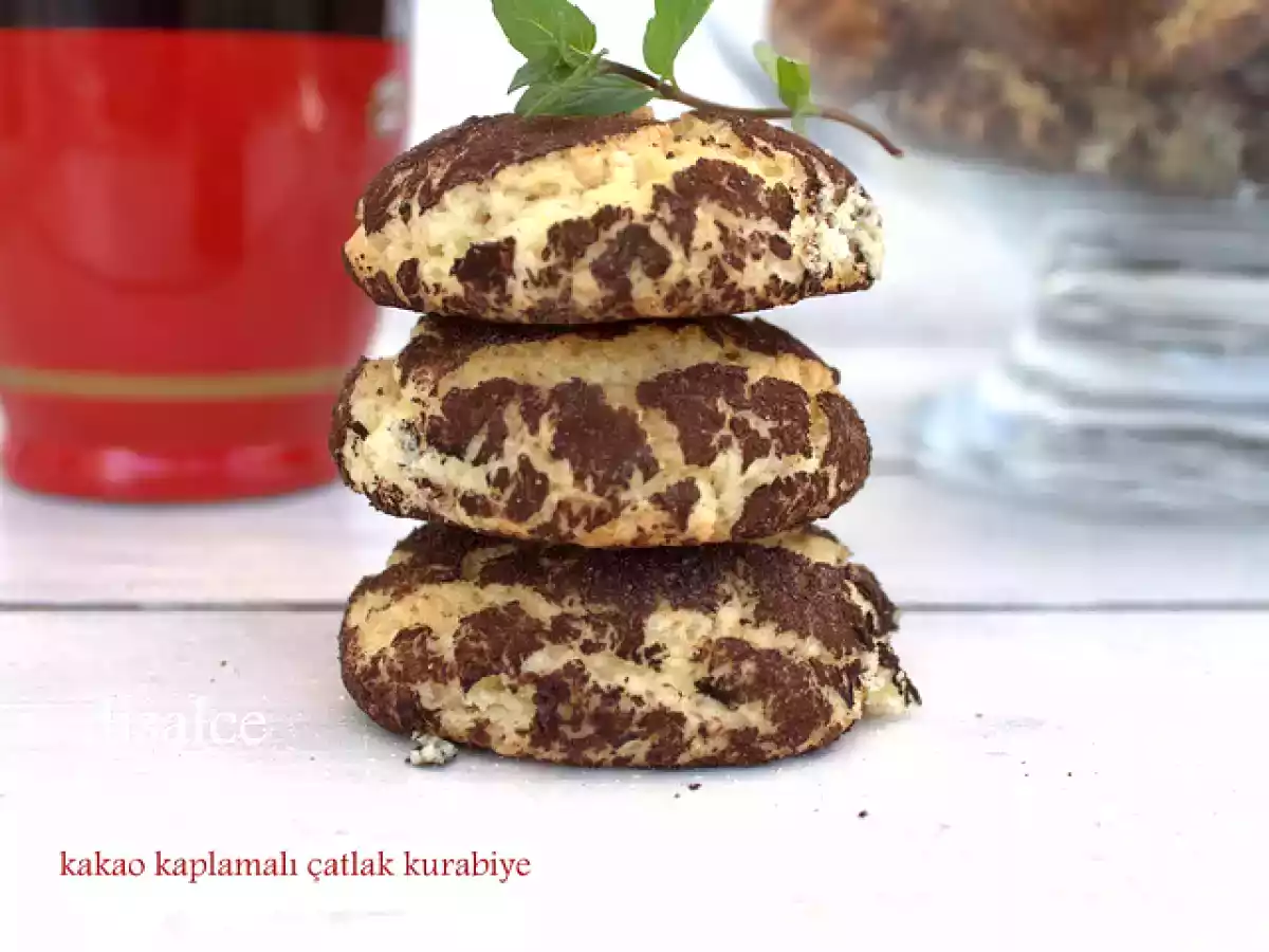 KAKAO KAPLAMALI SADE ÇATLAK KURABİYE