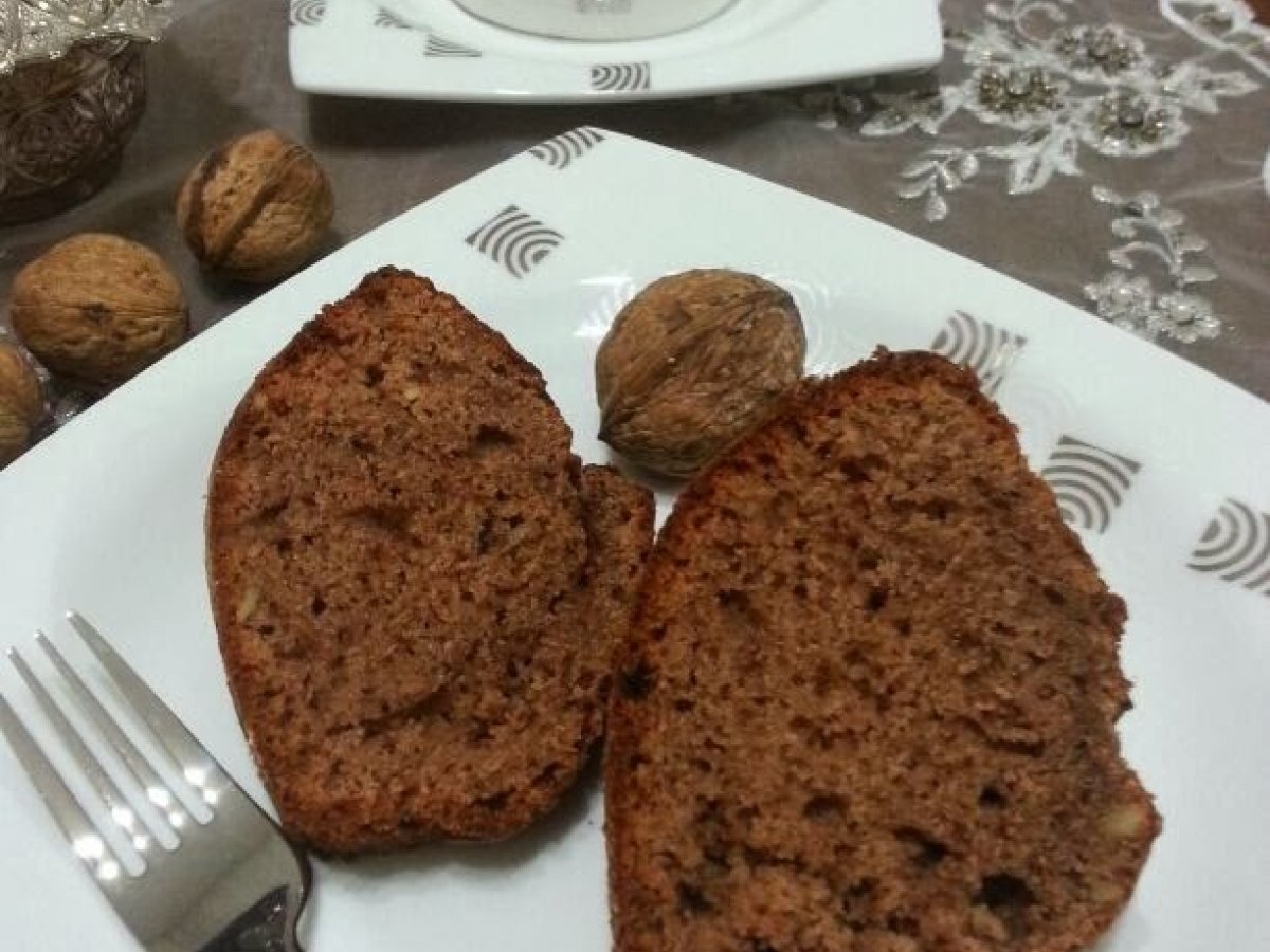 Kakaolu Cevizli Kek