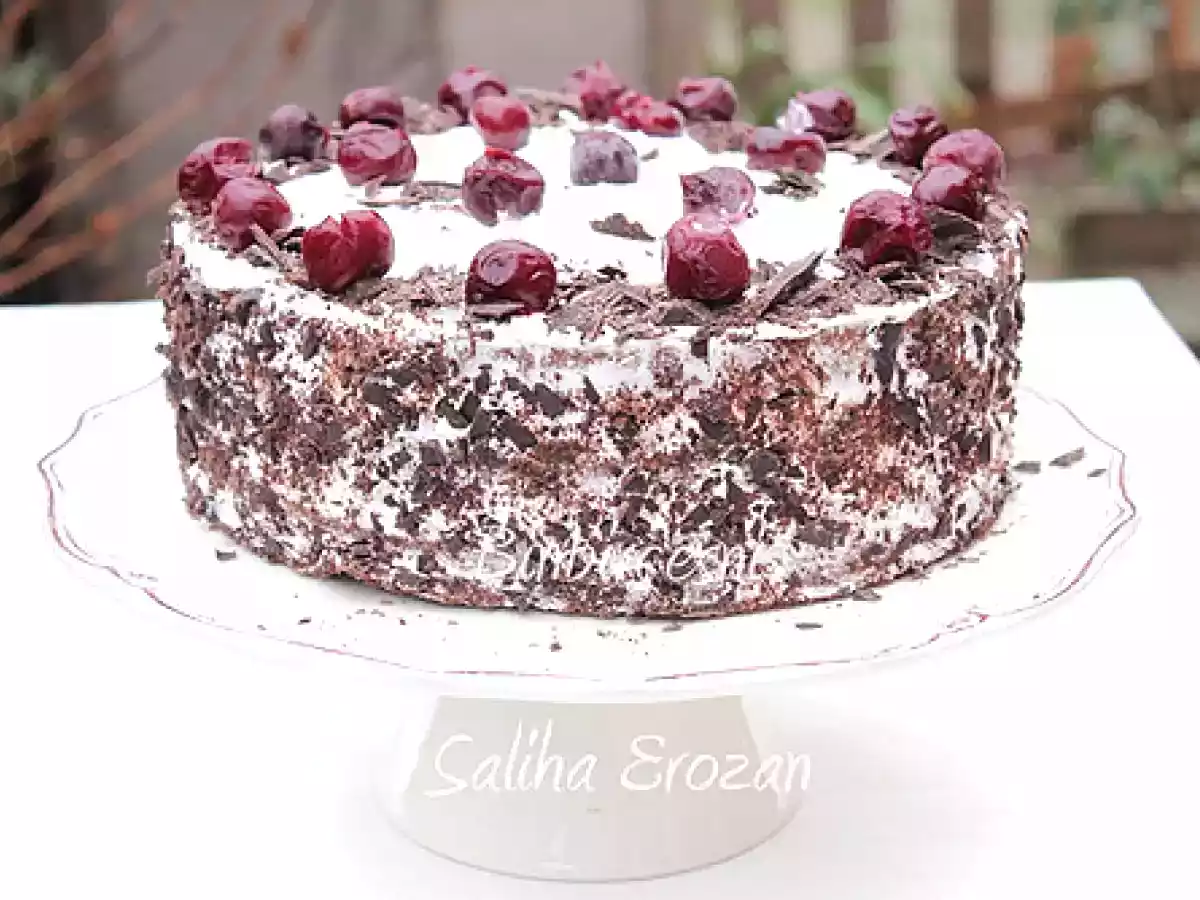 Kara Orman Pastası / Black Forest / Schwarzwälder Kirschtorte - fotoğraf 2