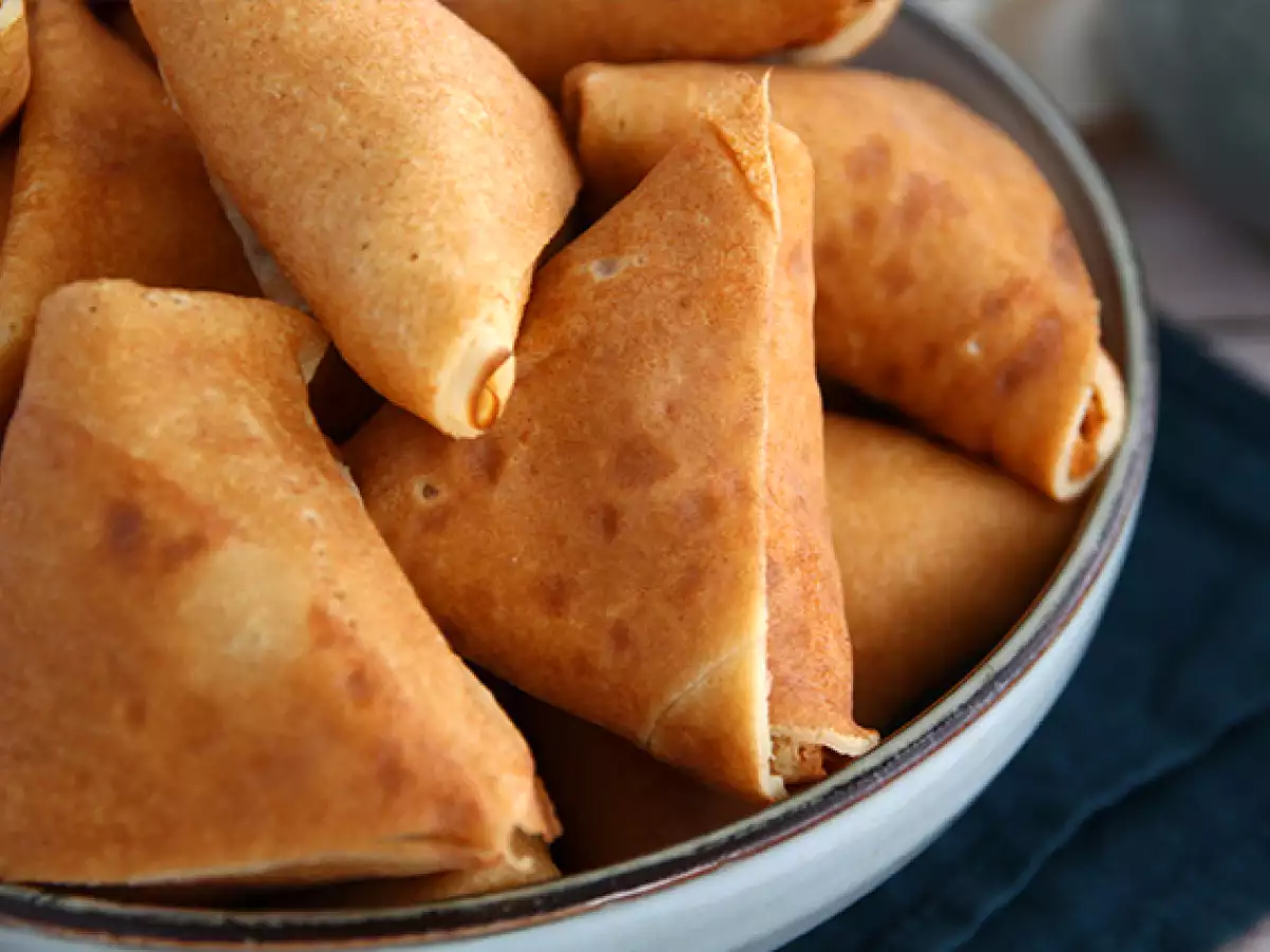 Karamelize Elmalı Pancake Samoussas - fotoğraf 4