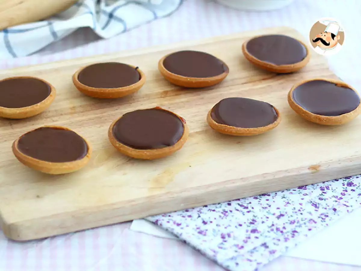 Karamelli Çikolatalı Mini Tart Tarifi - fotoğraf 2