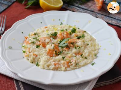 Karides ve limonlu risotto, zarif ve kolay bir ilk yemek