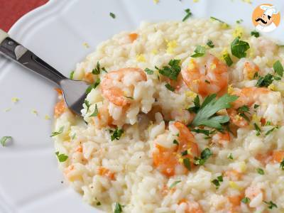 Karides ve limonlu risotto, zarif ve kolay bir ilk yemek - fotoğraf 2