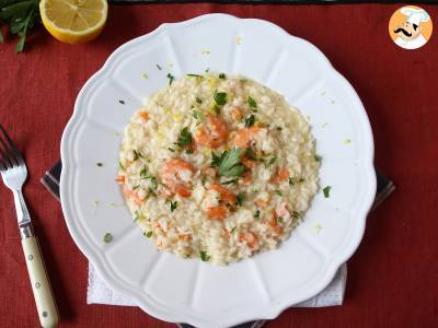 Karides ve limonlu risotto, zarif ve kolay bir ilk yemek - fotoğraf 3