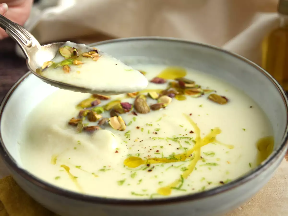 Karnabahar ve Antep fıstığı kreması - fotoğraf 4