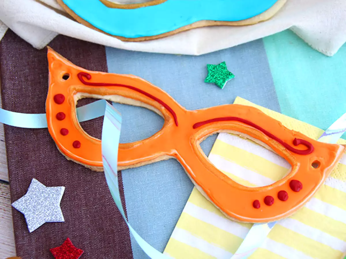 Karnaval kurabiye maskeleri - fotoğraf 4