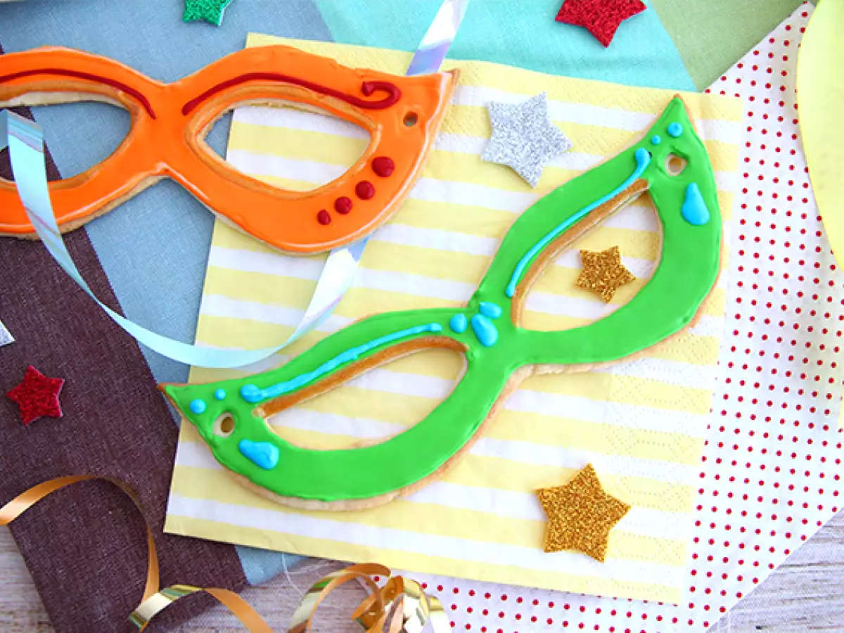 Karnaval kurabiye maskeleri - fotoğraf 5