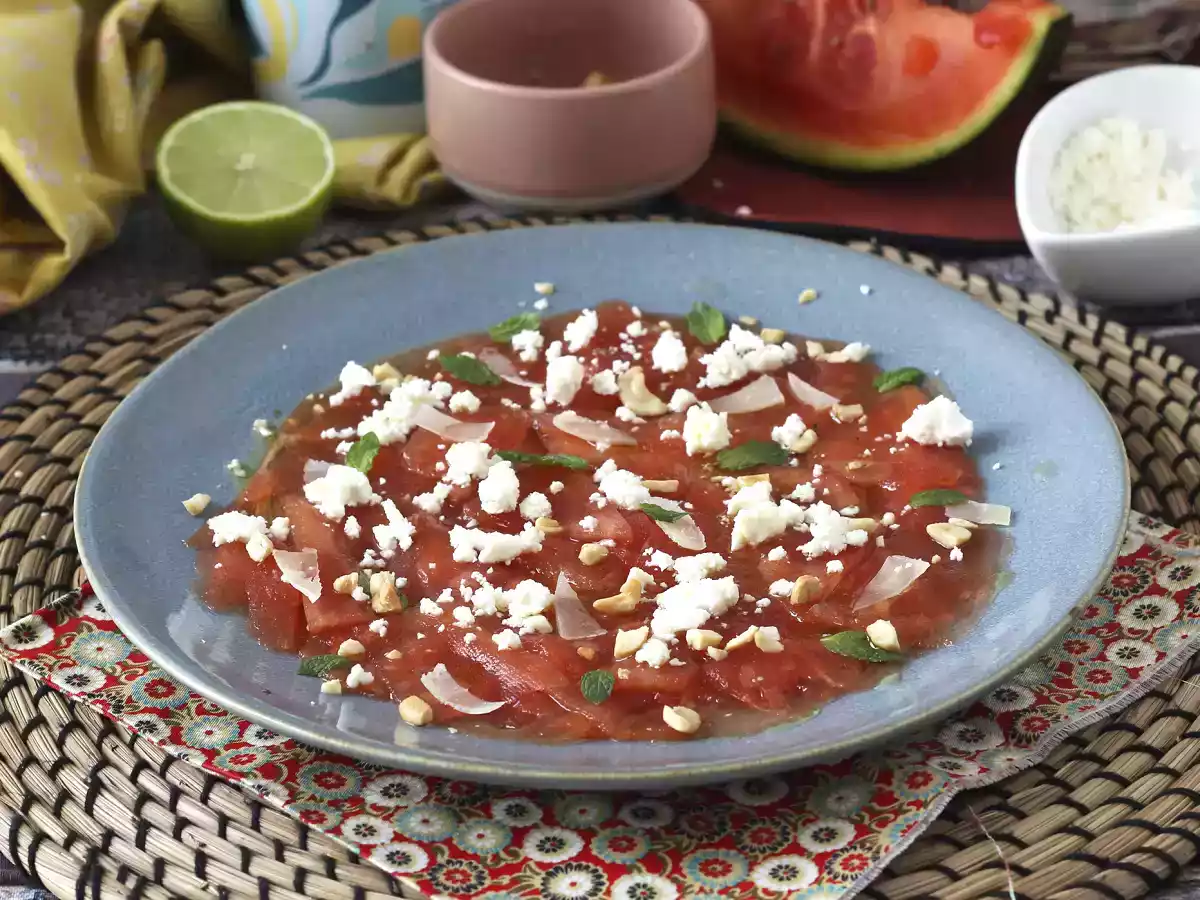 Karpuz Carpaccio: Ferahlatıcı yaz başlangıcı