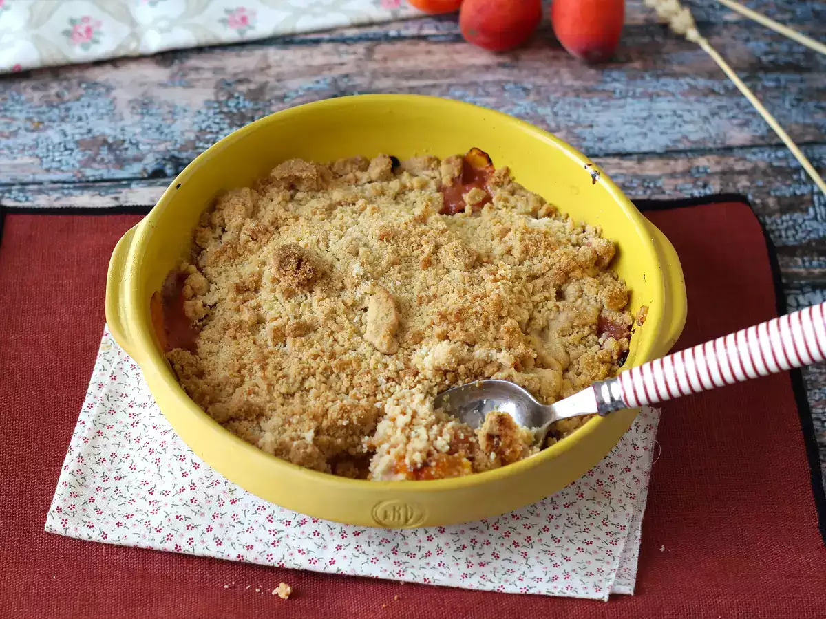 Kayısılı crumble