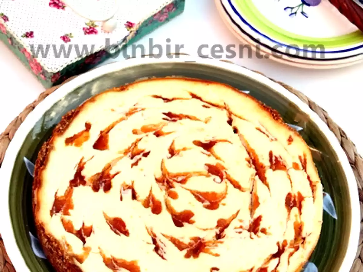 Kayısılı Swirl Cheesecake