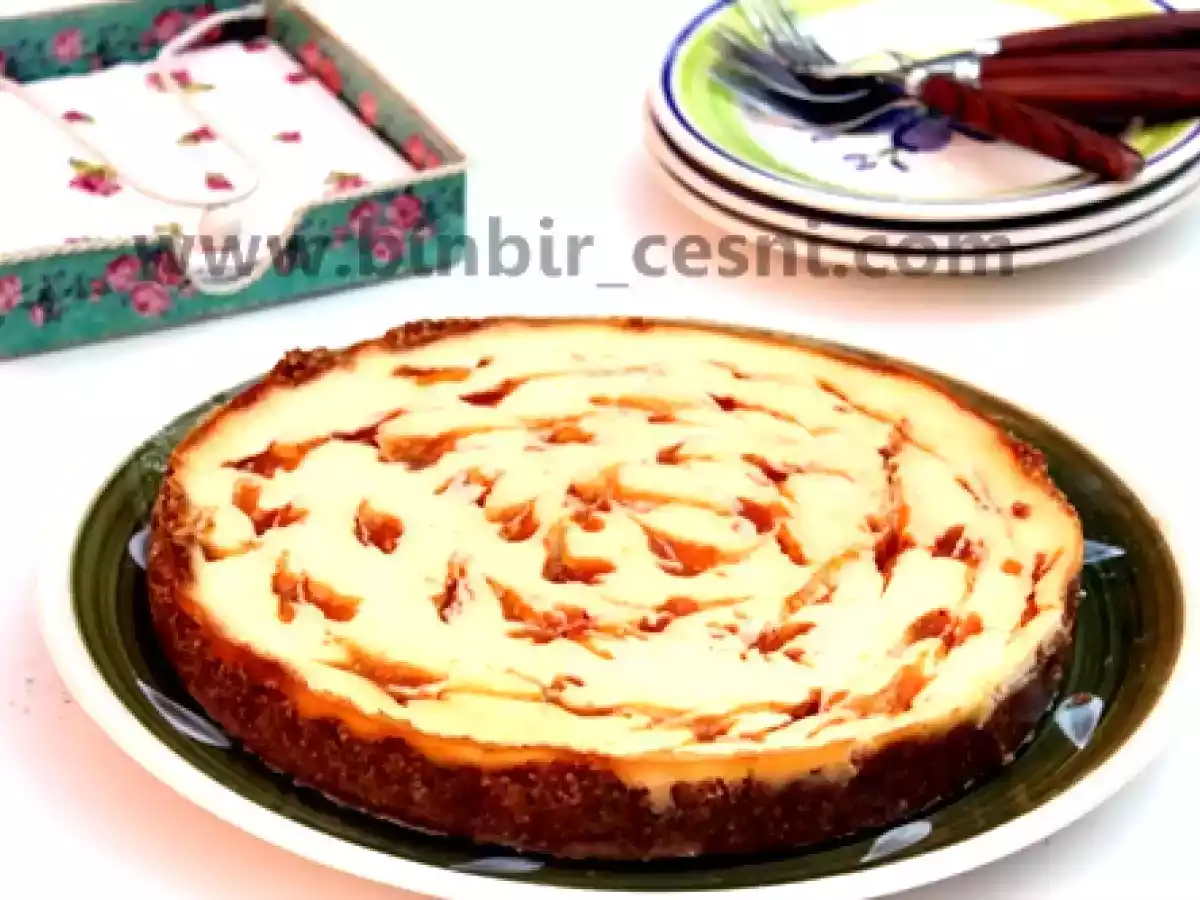 Kayısılı Swirl Cheesecake - fotoğraf 2