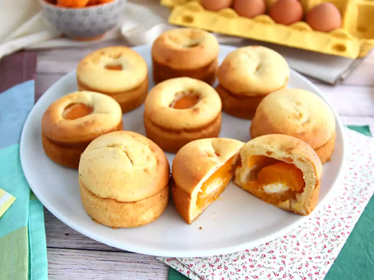 Kayısılı ve mascarpone'lu kek