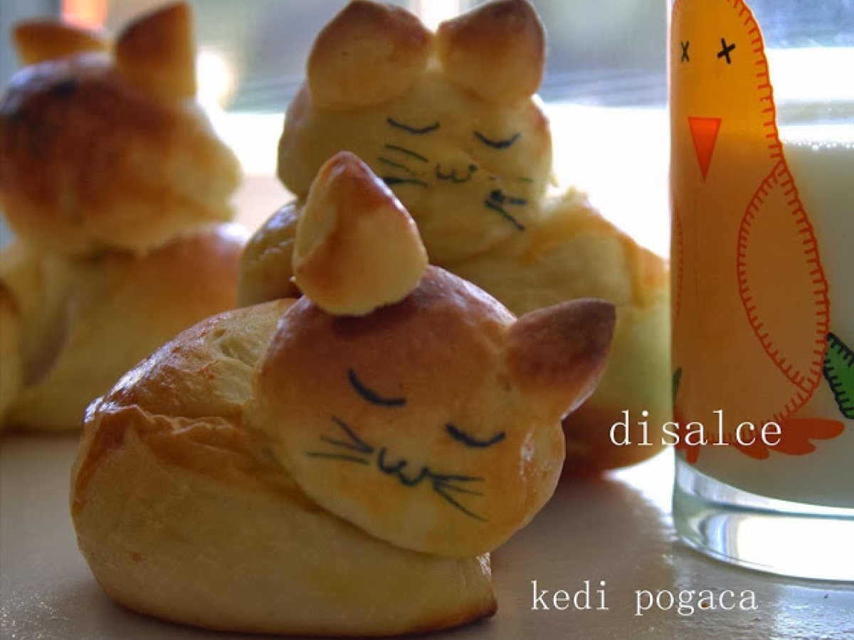 KEDİ ŞEKLİNDE POĞAÇA NASIL YAPILIR ?