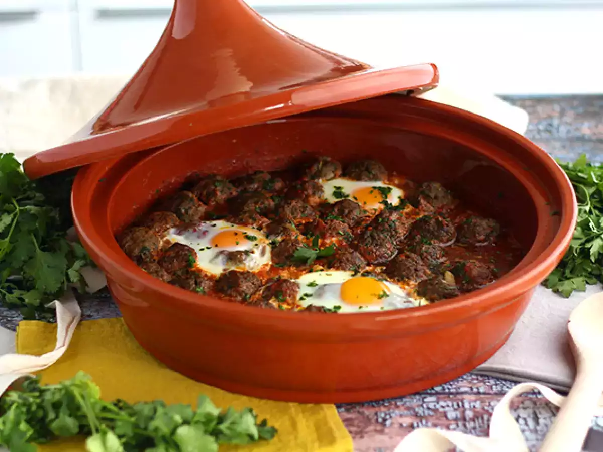 Kefta Tajine (baharatlı ve otlu kıyma köfte) - fotoğraf 2