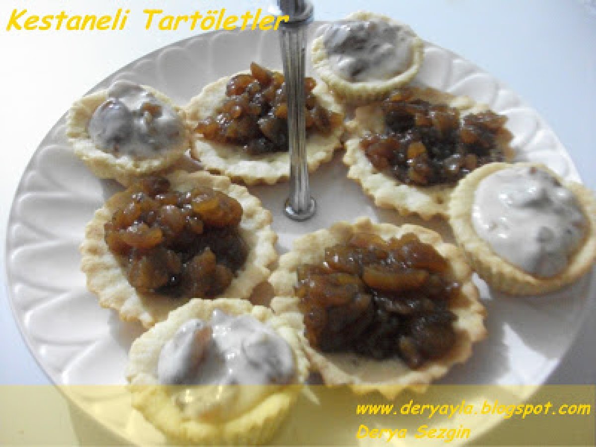 Kestane Şekerli Tartoletler