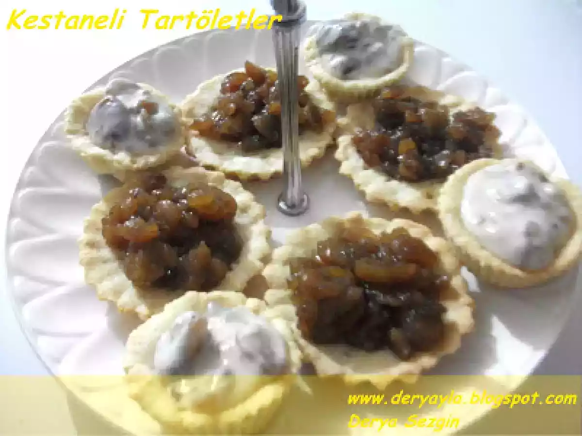 Kestane Şekerli Tartoletler