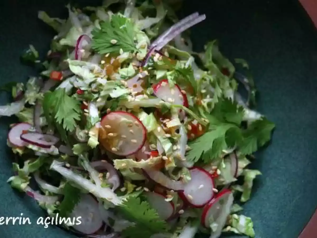 Kimchi salatası......