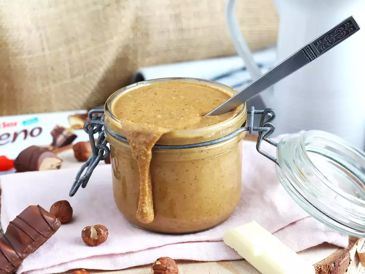 Kinder Bueno aroma sürme - sadece 2 malzeme