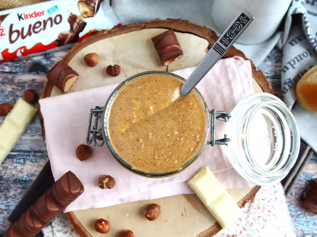Kinder Bueno aroma sürme - sadece 2 malzeme - fotoğraf 3