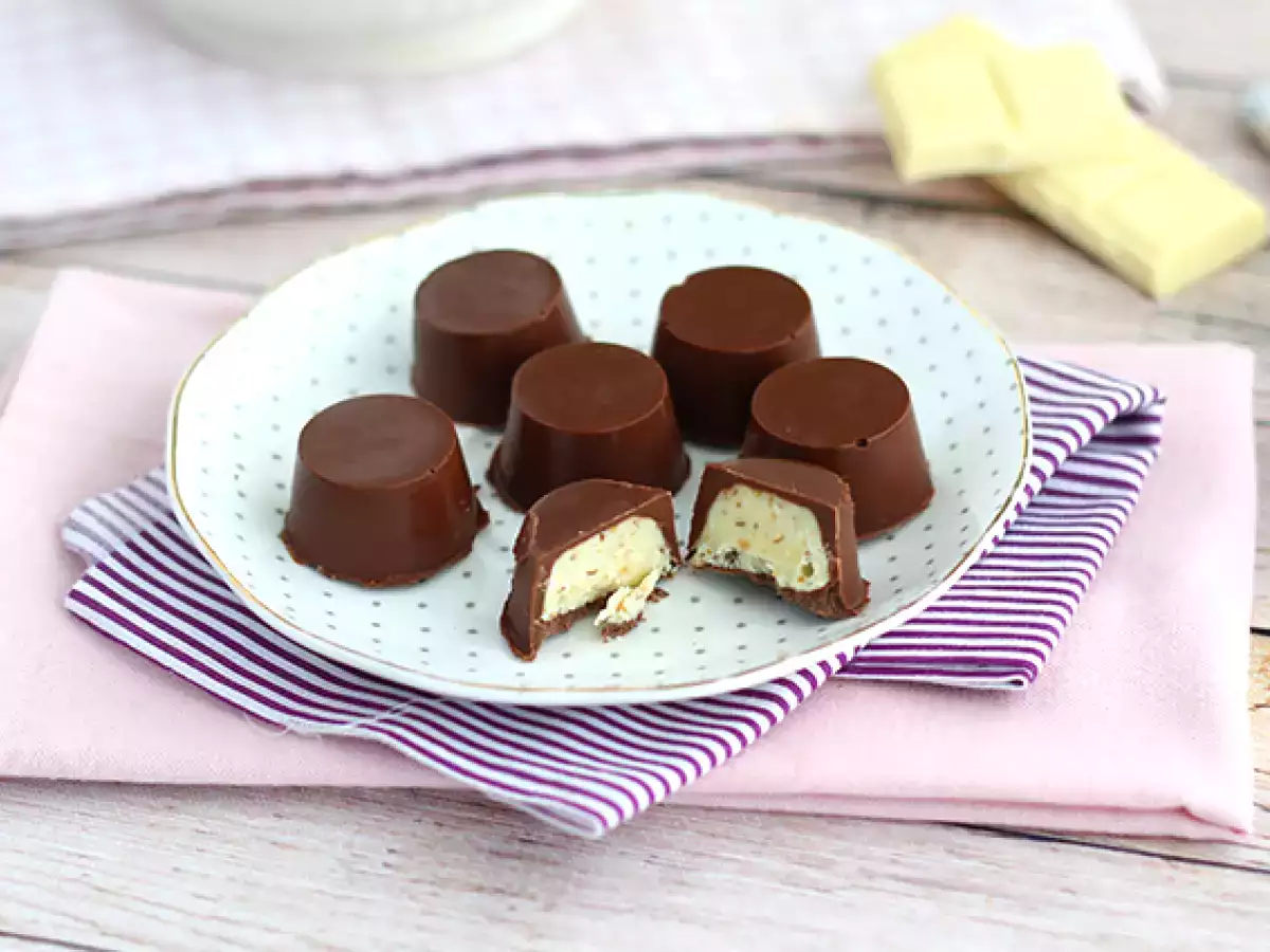 Kinder Schoko-Bons ev yapımı çikolatalar - fotoğraf 2