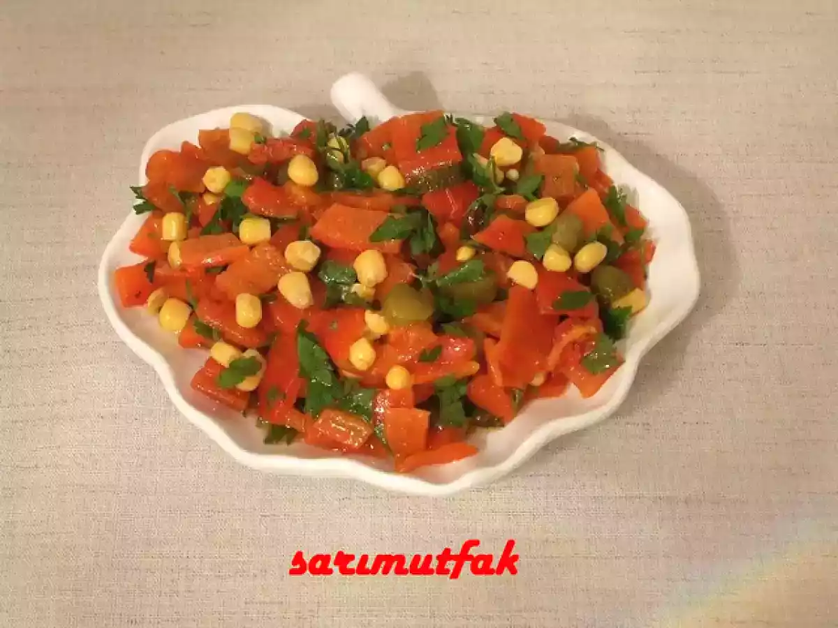 KIRMIZI BİBER SALATASI - fotoğraf 2