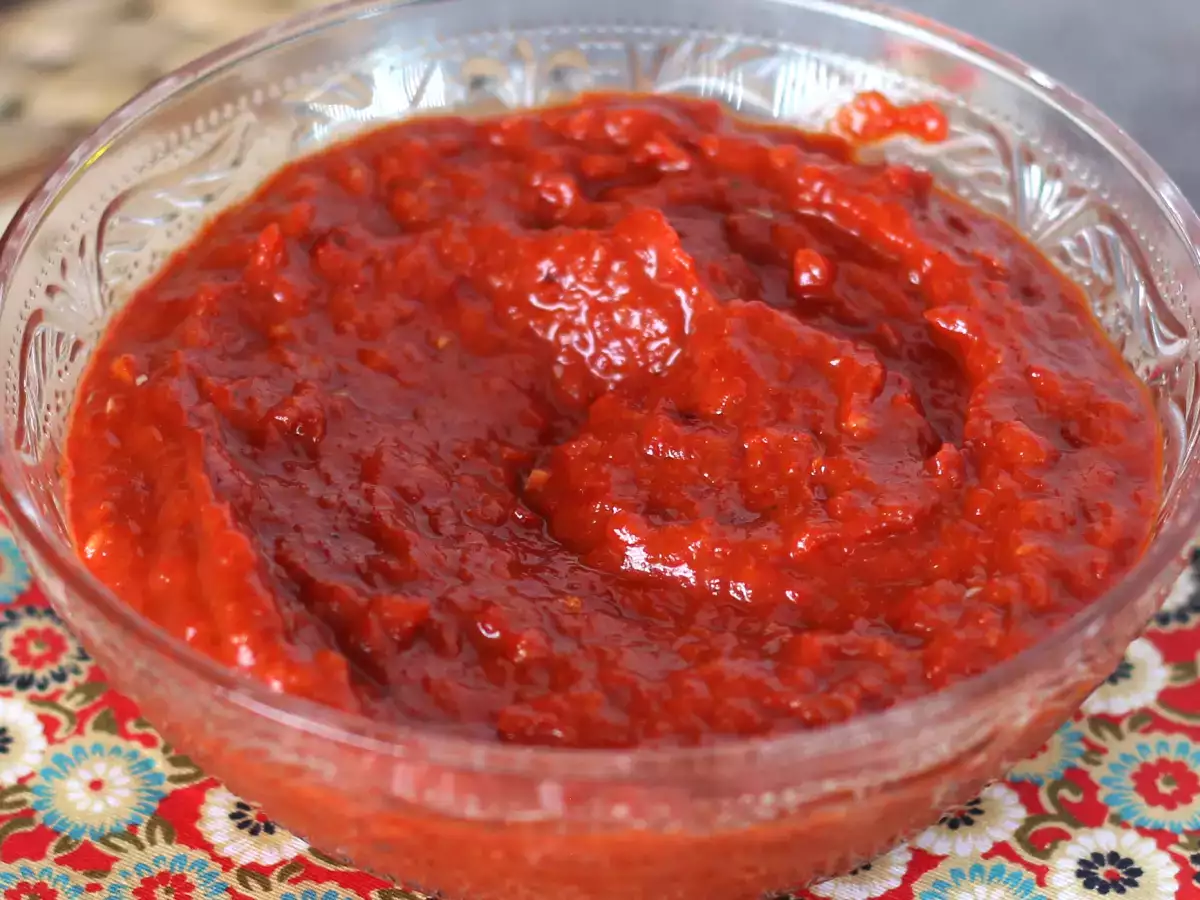 Kırmızı biber ezmesi: aperatif için ferahlatıcı bir değişiklik! - fotoğraf 4