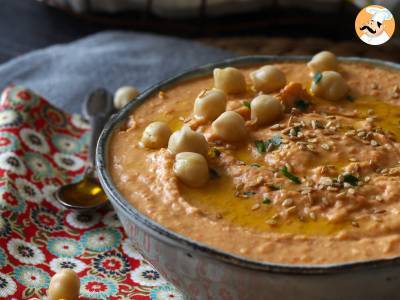 Kırmızı biberli humus - fotoğraf 3