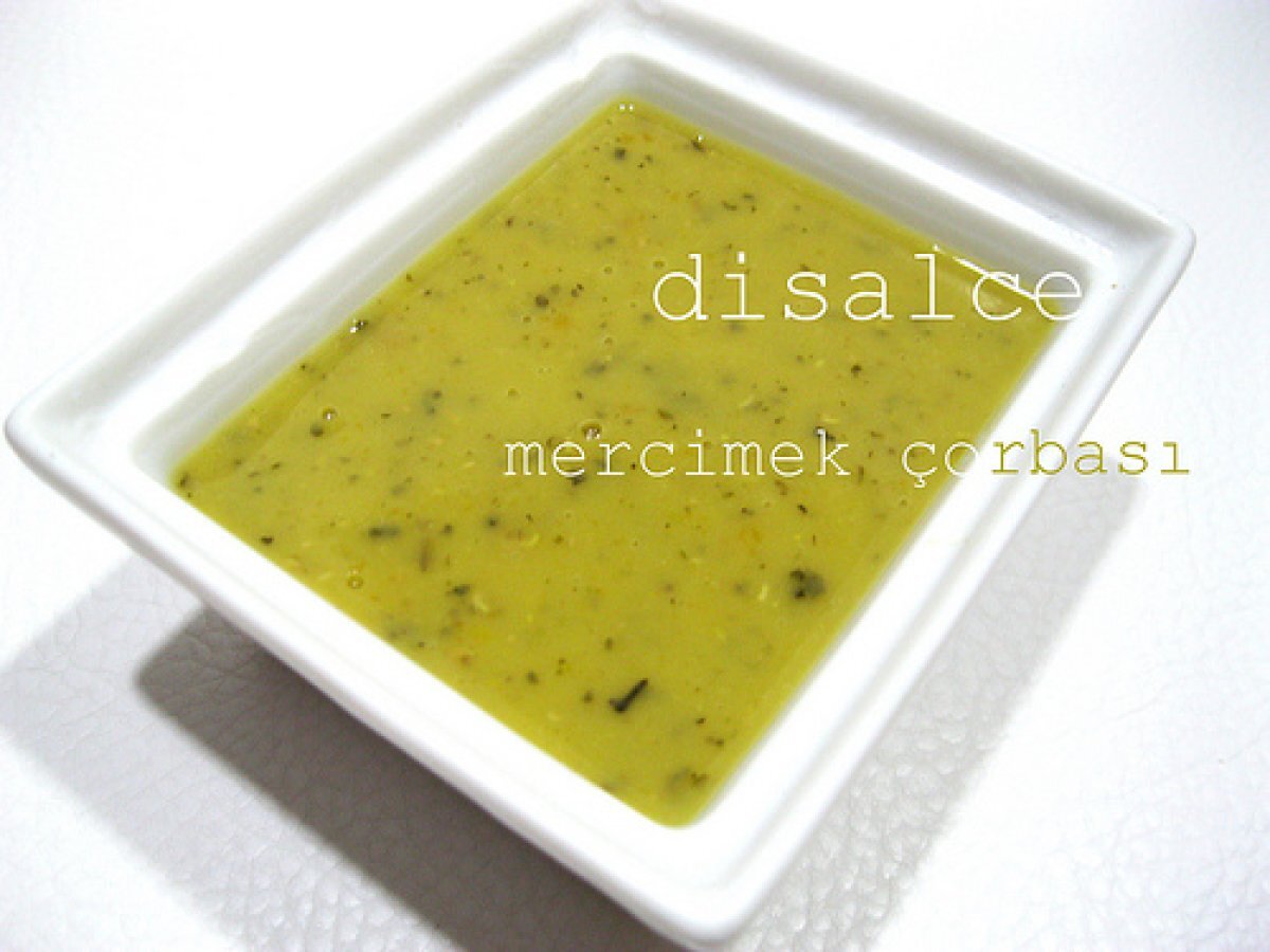 KIRMIZI MERCİMEK ÇORBASI
