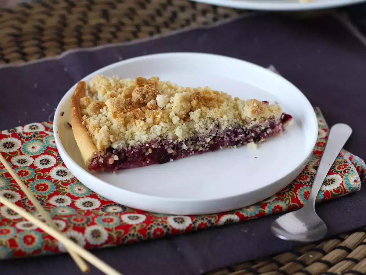 Kırmızı Meyveli Pratik Crumble Tart - fotoğraf 2