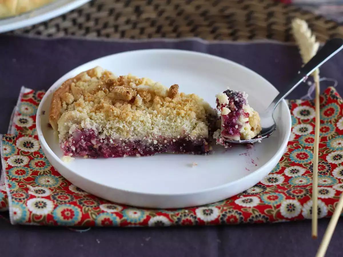 Kırmızı Meyveli Pratik Crumble Tart - fotoğraf 5