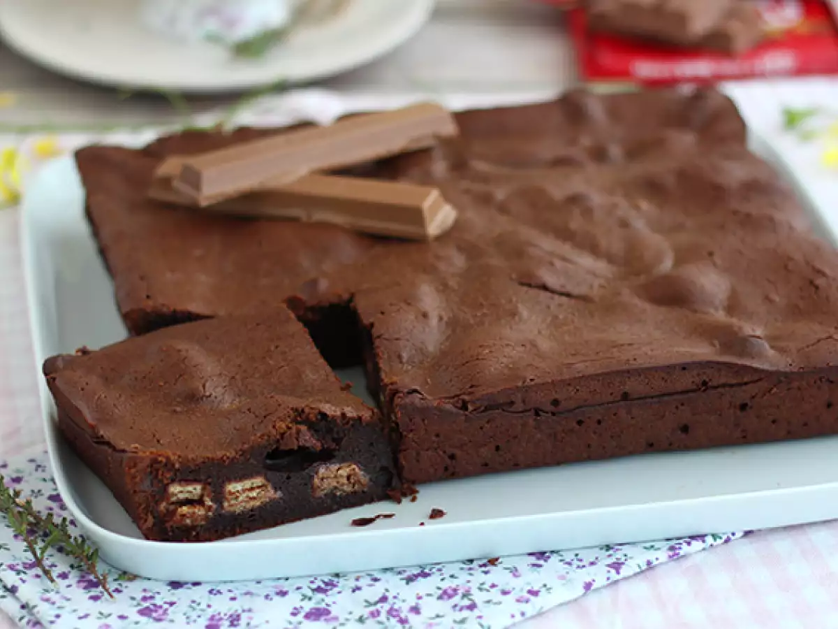 Kit Kat'lı Brownie Tarifi - fotoğraf 2