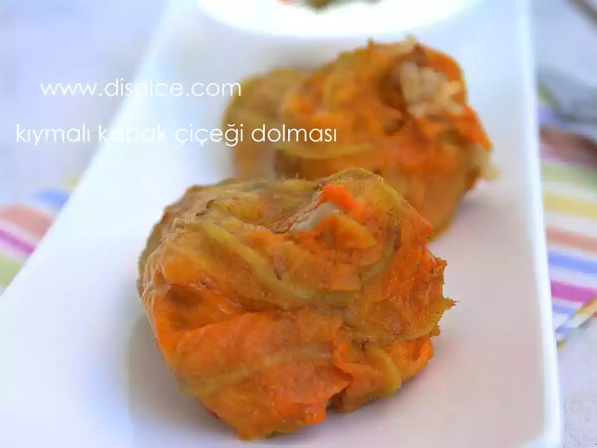 KIYMALI KABAK ÇİÇEĞİ DOLMASI - fotoğraf 2