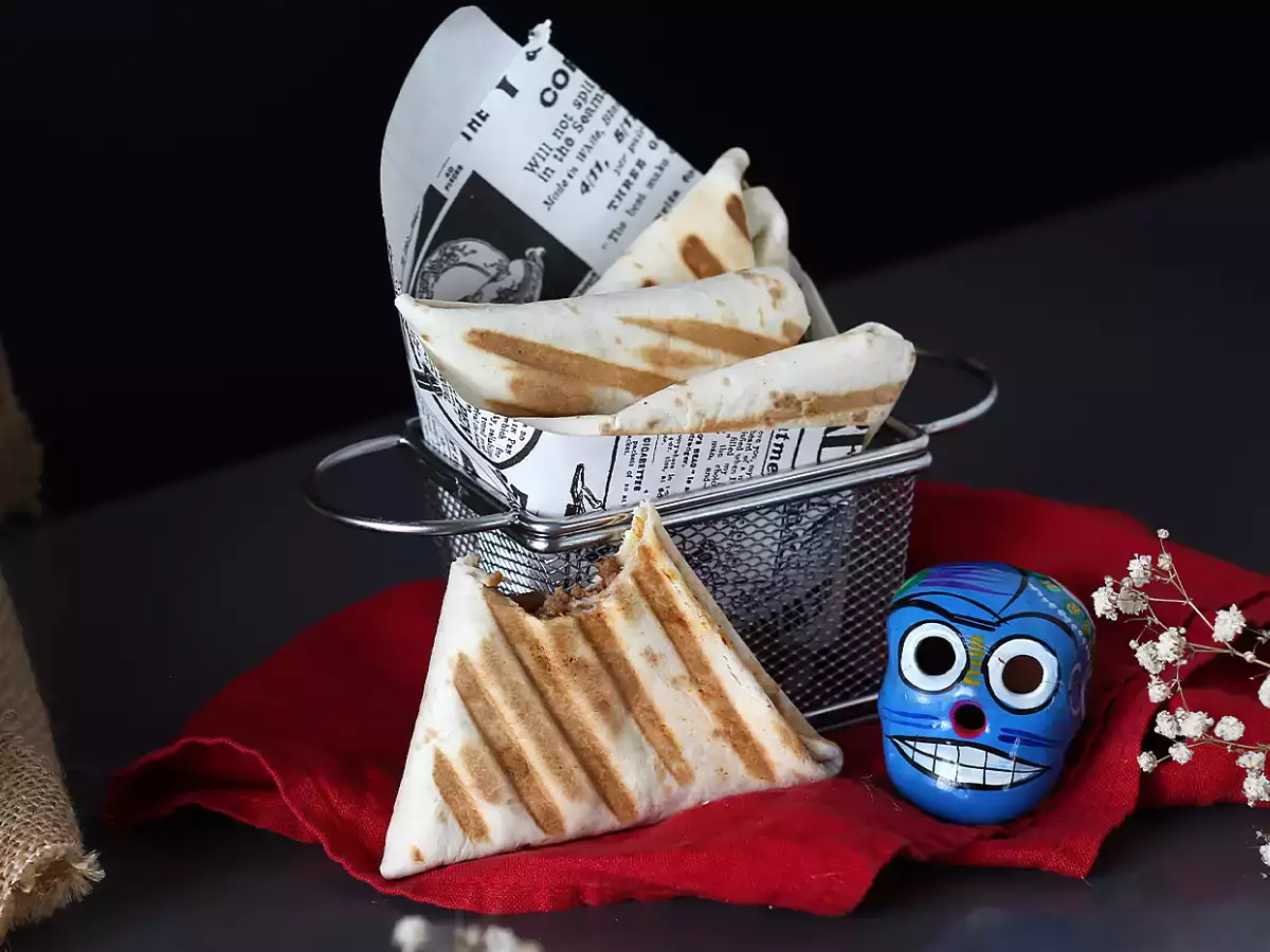 Kıymalı samosa ile tacos - fotoğraf 3