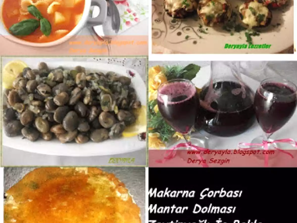 Kokulu Üzüm ve Angelica Erik suyu ve İftar Menüsü-20