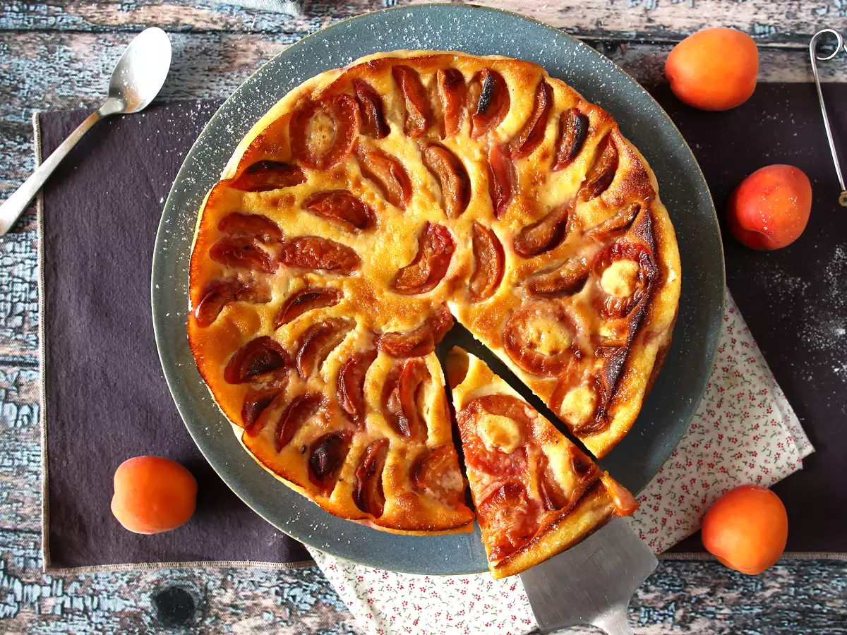 Kolay kayısılı clafoutis - fotoğraf 2
