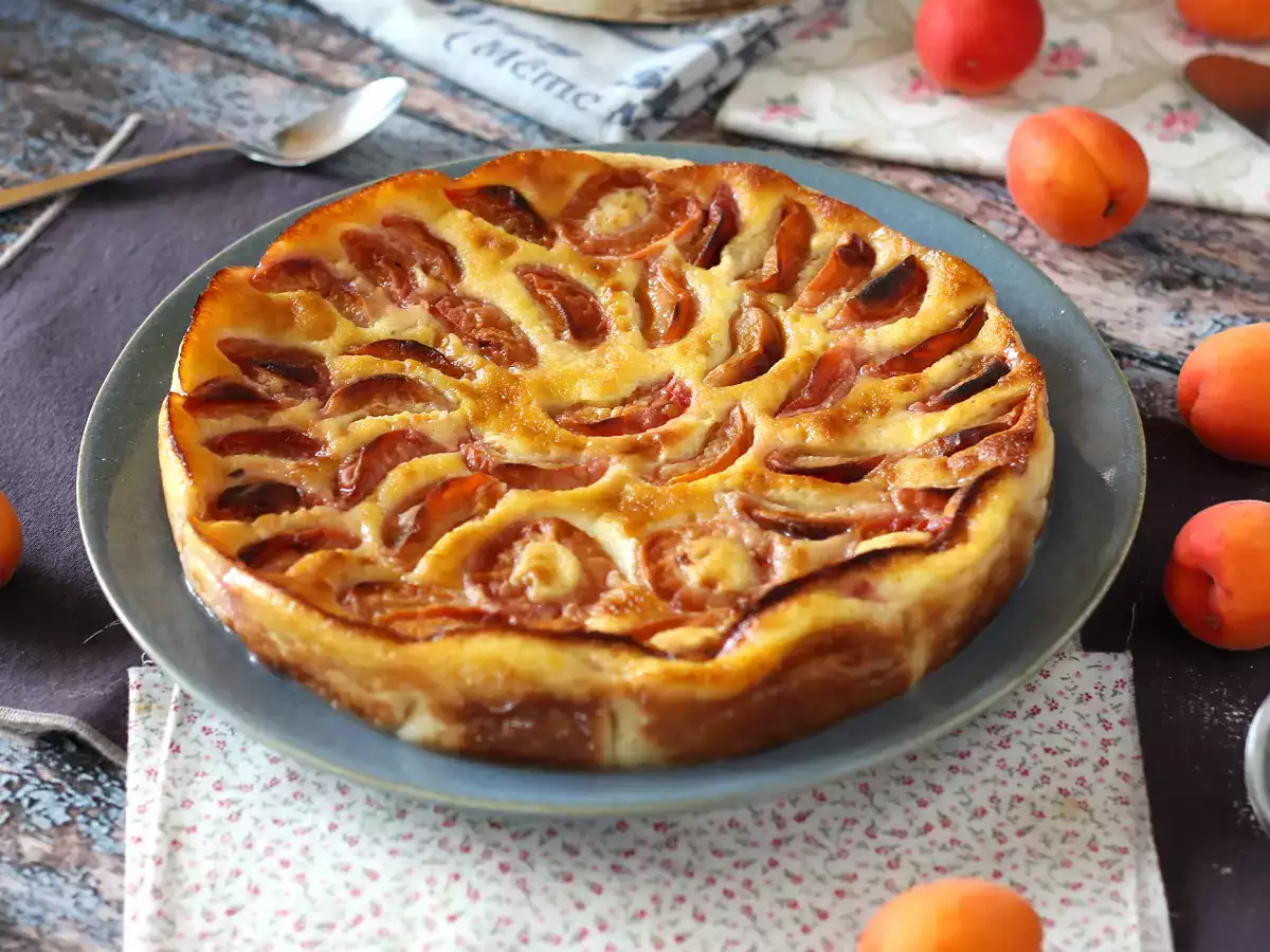 Kolay kayısılı clafoutis - fotoğraf 3